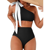 Marit | Hoge Taille One Shoulder Bikini