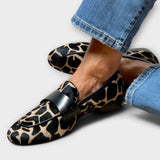 Mirjana - Mokasíny s leopardím vzorem