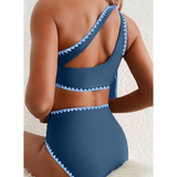 Marit | Hoge Taille One Shoulder Bikini