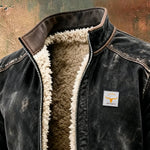 Marin | Vintage bunda s podšívkou ze sherpa materiálu