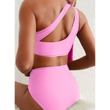 Marit | Hoge Taille One Shoulder Bikini