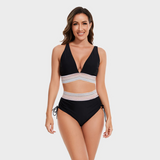Plavky Liva – tvarující bikiny s vysokým pasem a push-up