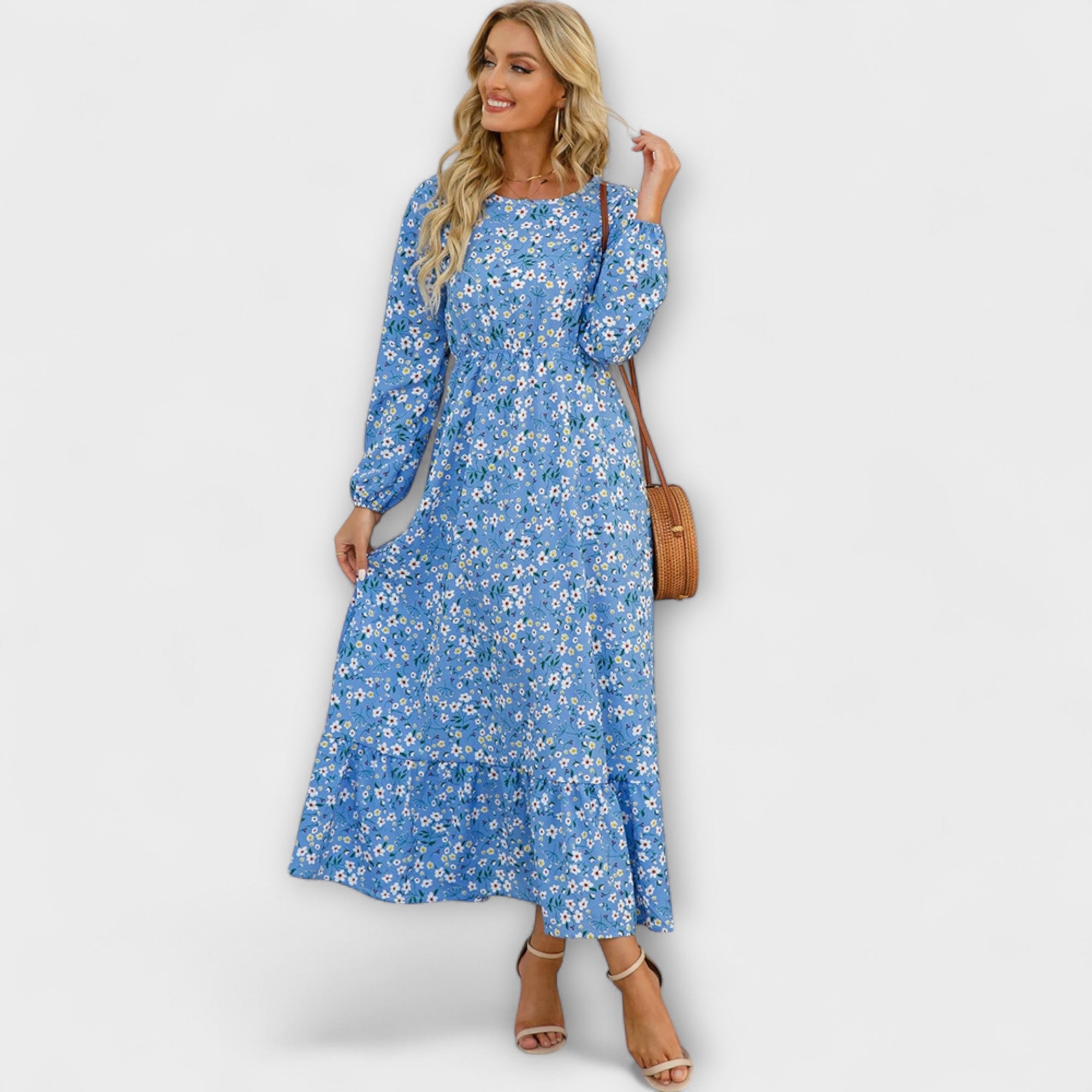 Barka - Dámské boho maxi šaty v elegantním stylu