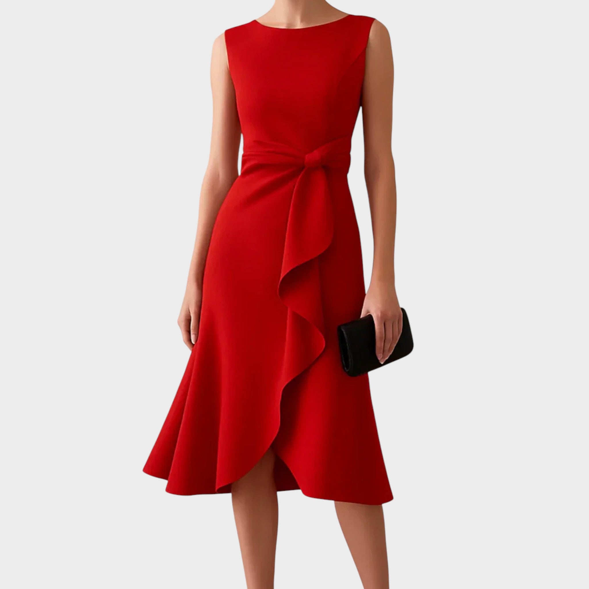 Antonija – Elegantní večerní šaty s mašlí