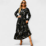 Barka - Dámské boho maxi šaty v elegantním stylu