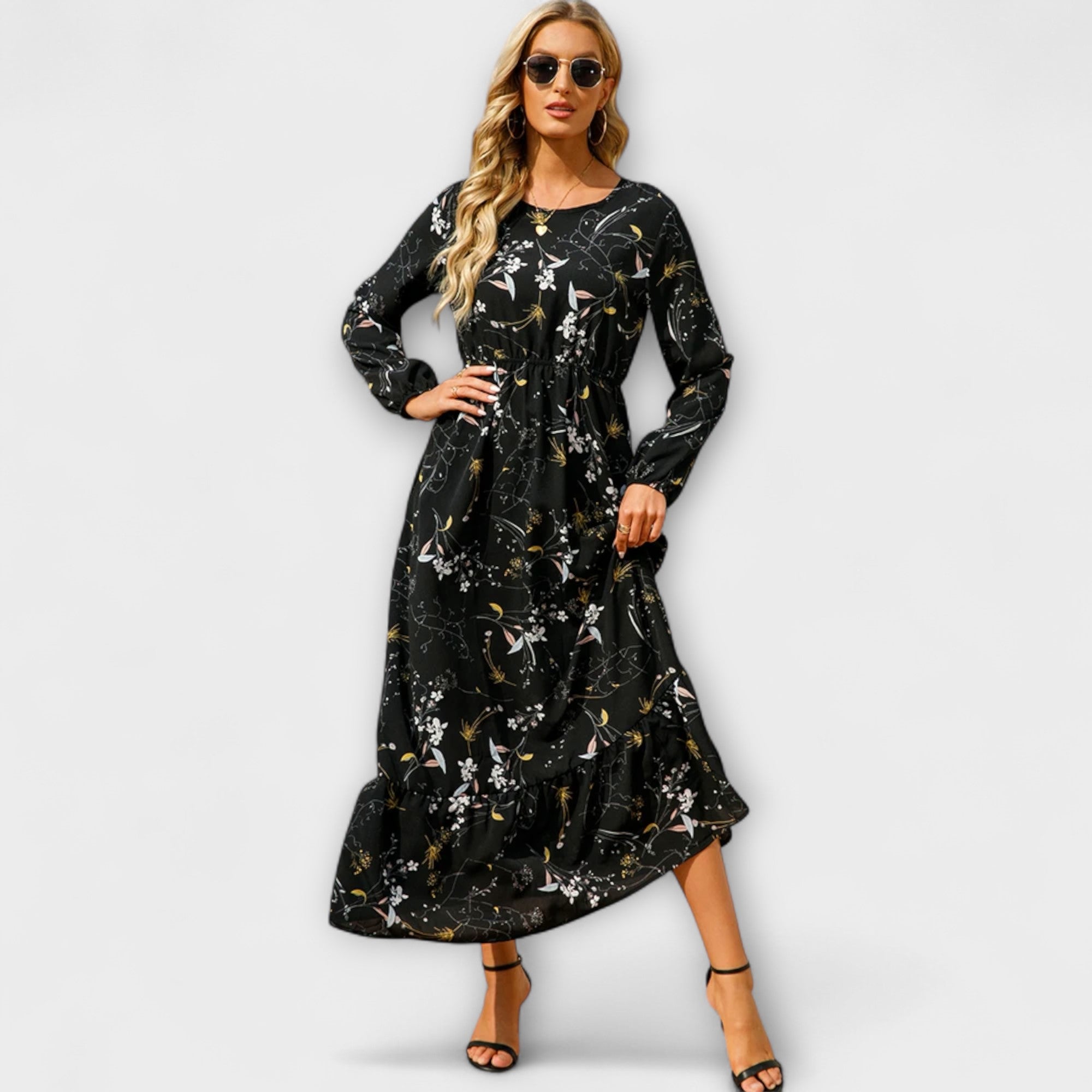 Barka - Dámské boho maxi šaty v elegantním stylu