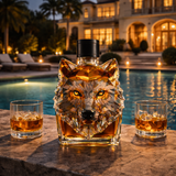 Karafa na whisky Vlk – interiér