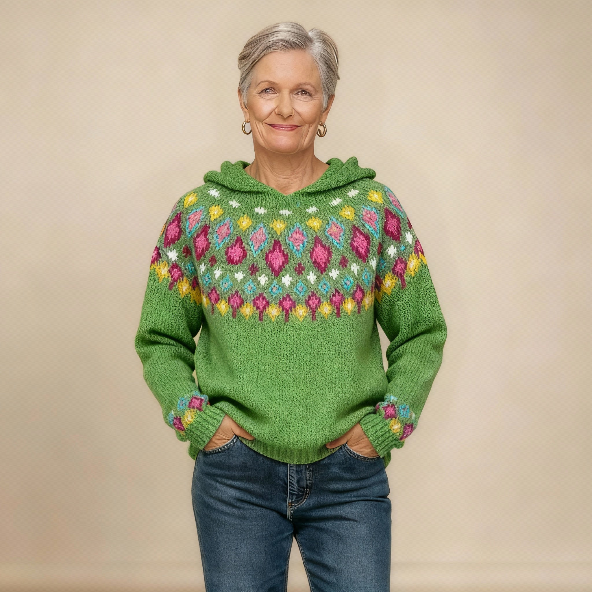 Carole - Klasická mikina s kapucí