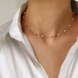 Elegantní perlový náhrdelník Mira Joias - ideální pro příležitosti