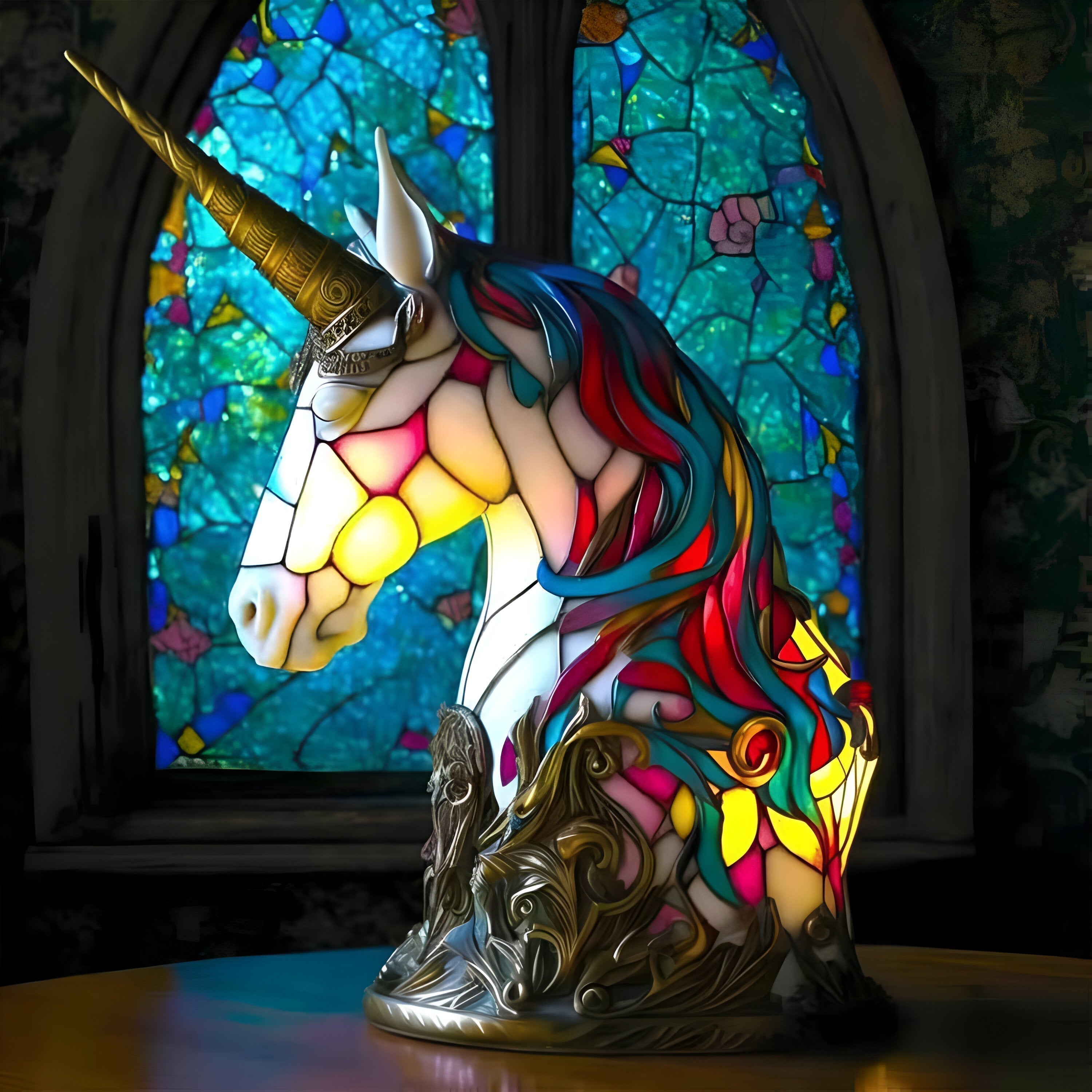 Luna – magická lampa ve tvaru jednorožce