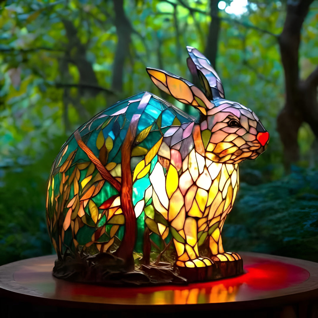 Noppie – barevná lampa ve tvaru králíka