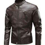 Ethan™ | Pánská kožená bomber bunda