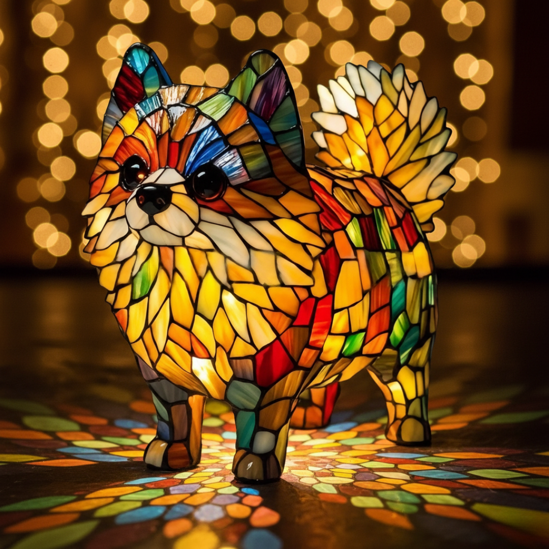 Barevný pomeranián